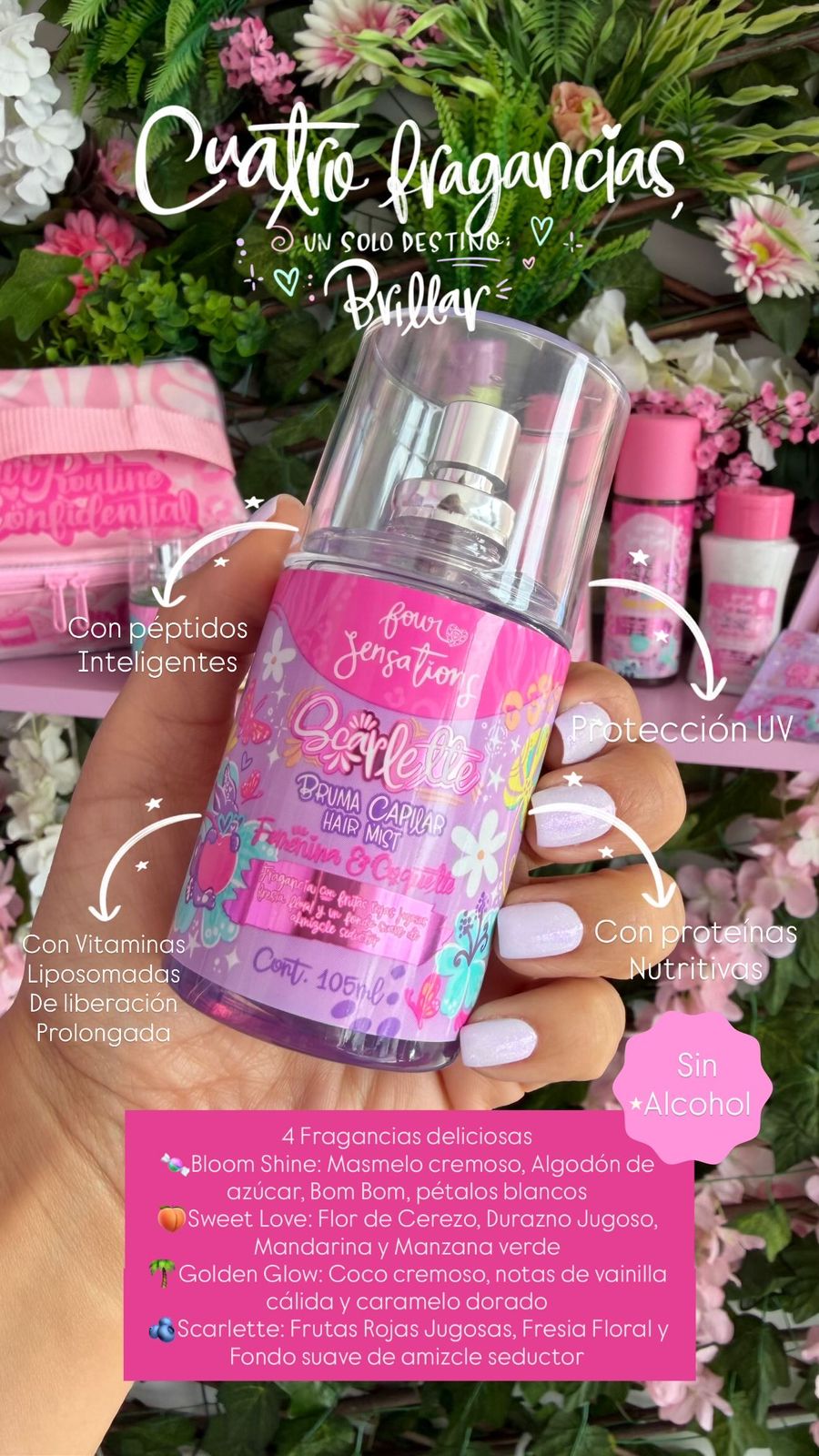 Perfume Capilar Femenina y Coquette