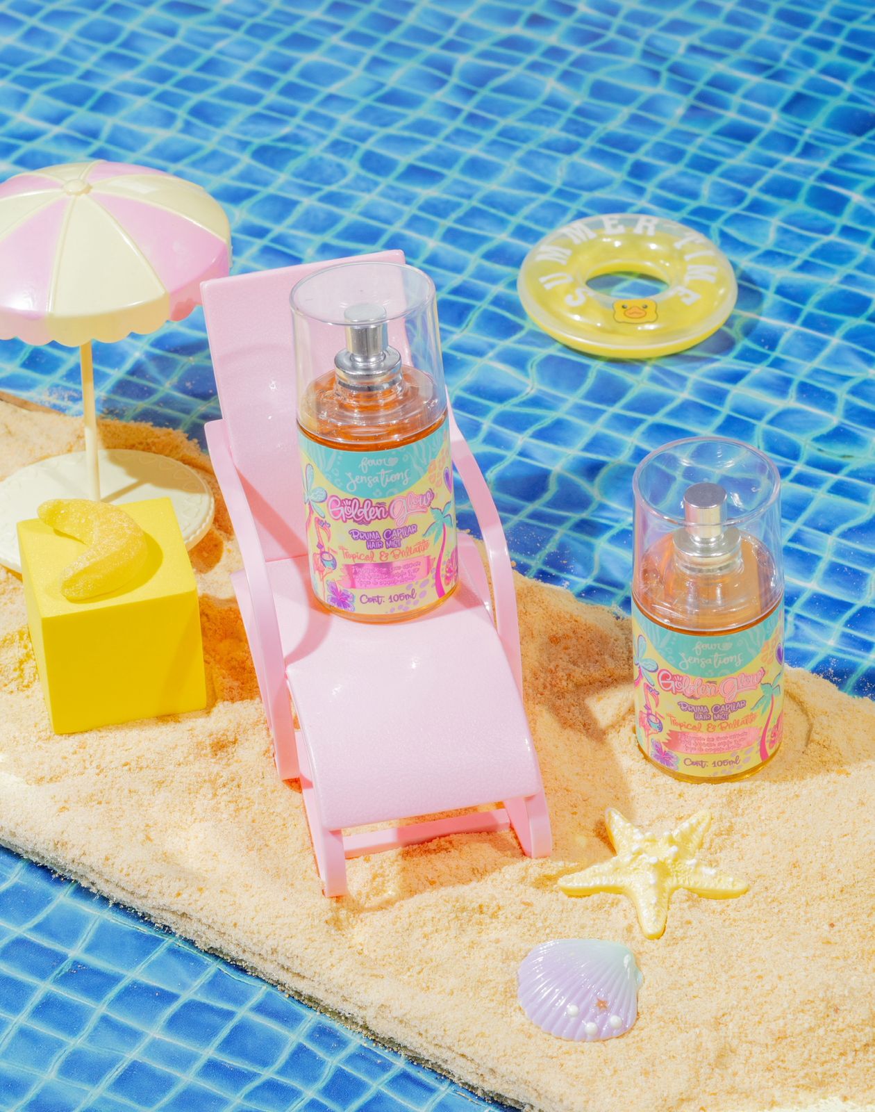 Perfume Capilar Tropical y Brillante