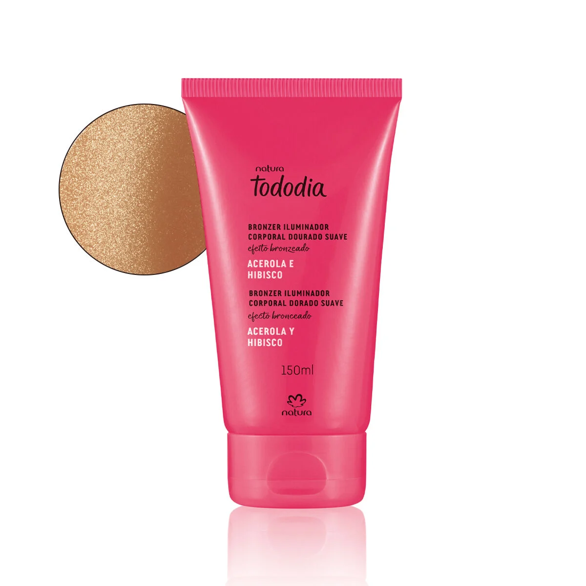 bronzer iluminador acerola e hibisco