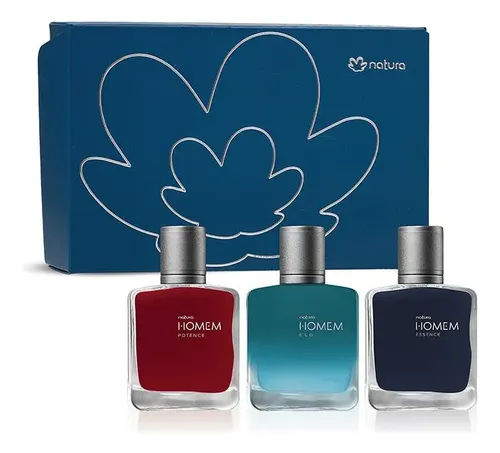 kit natura homem 25ml x3
