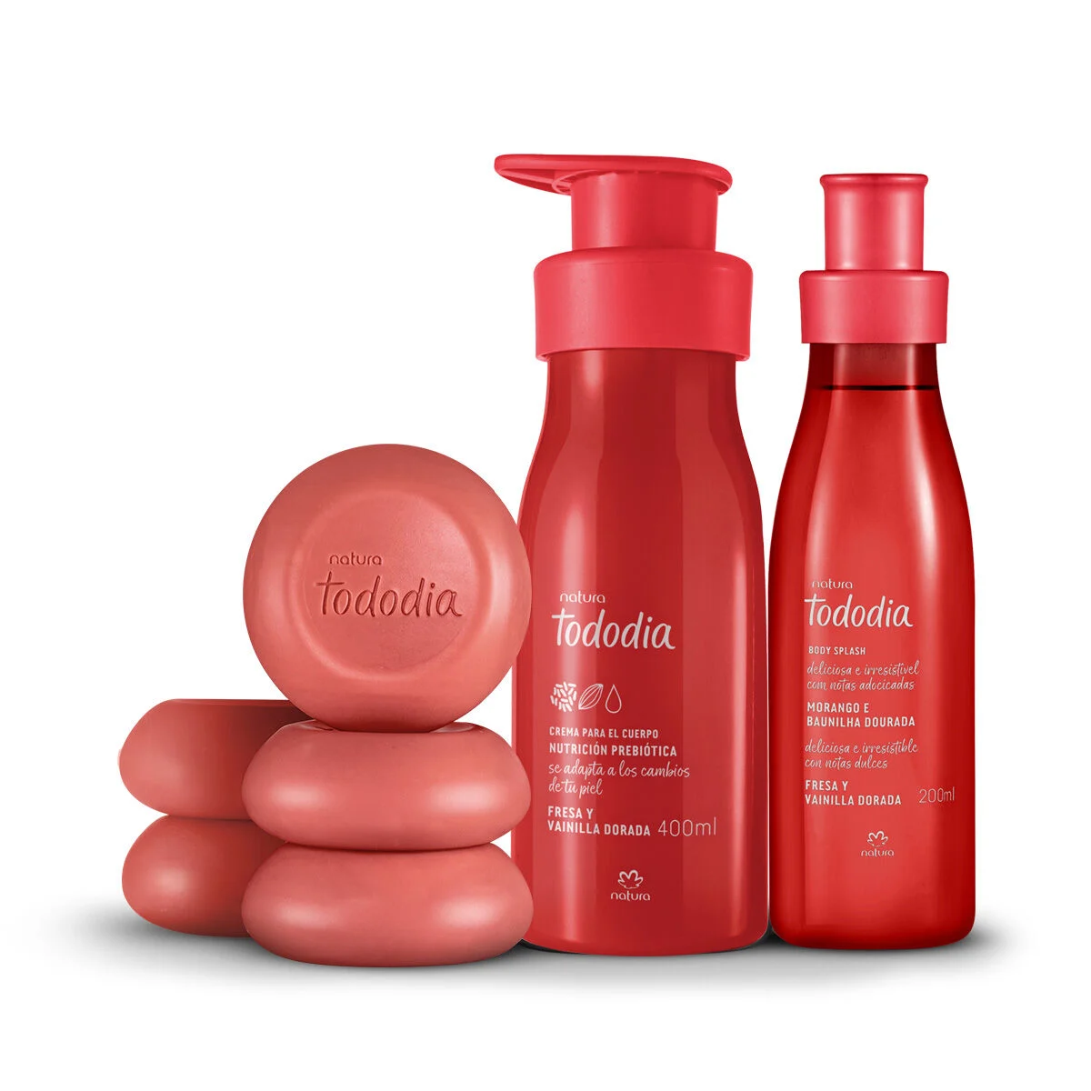 Kit tododia fresa y vainilla dorada