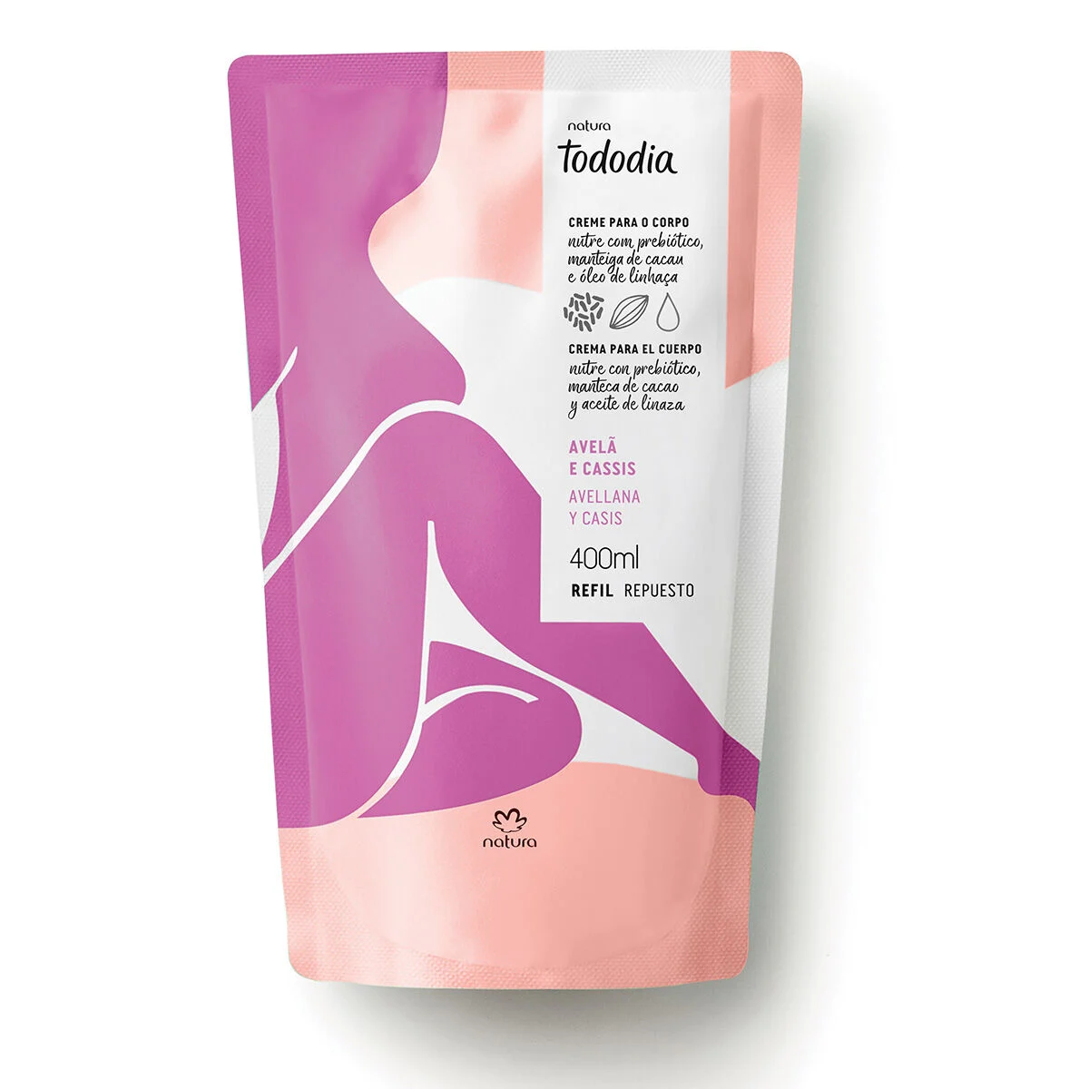 Crema corporal avellana y casis en repuesto